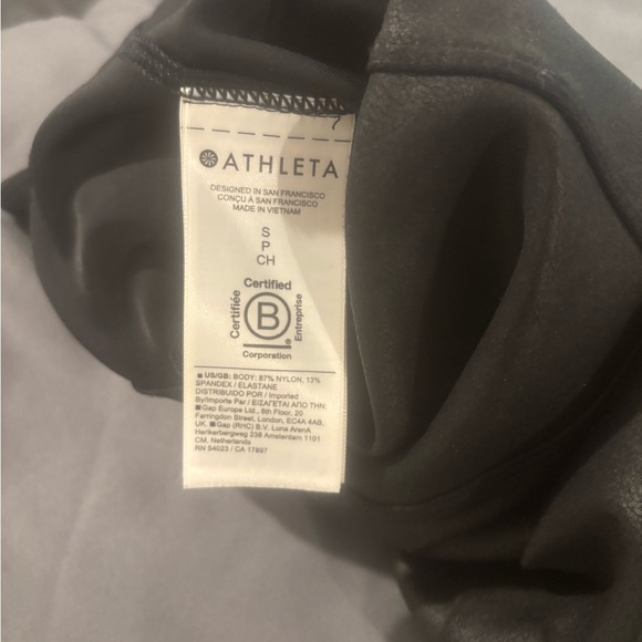 Athleta Delancey Gleam Tight Black Size Small. Style #985052-00. - Picture 6 of 7